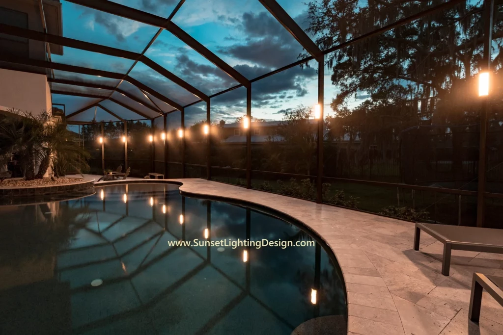 Sarasota Pool Cage Lighting