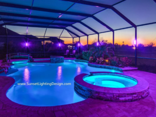 pool cage lighting venice