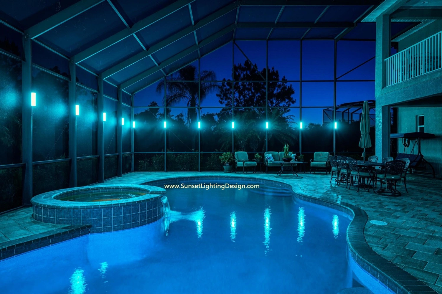 pool cage lighting bradenton