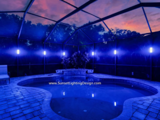 Pool cage lighting Marco island